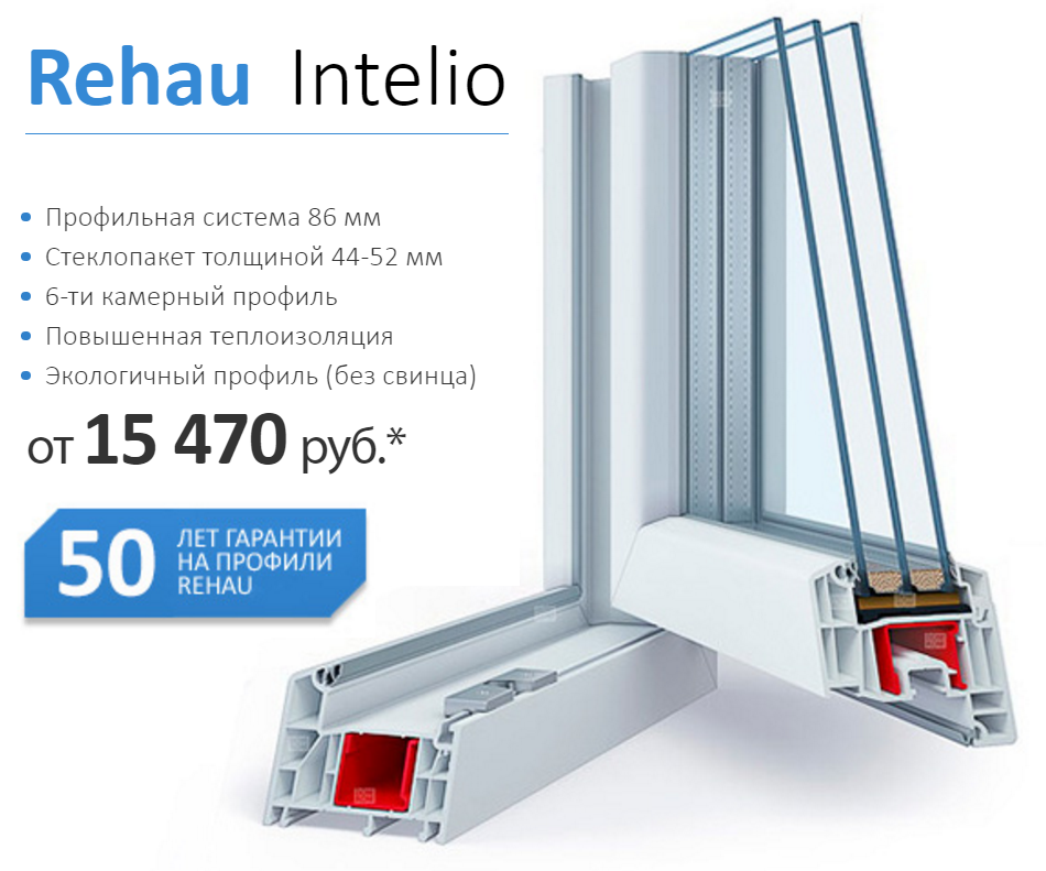 Rehau ИНТЕЛИО 86 ММ.